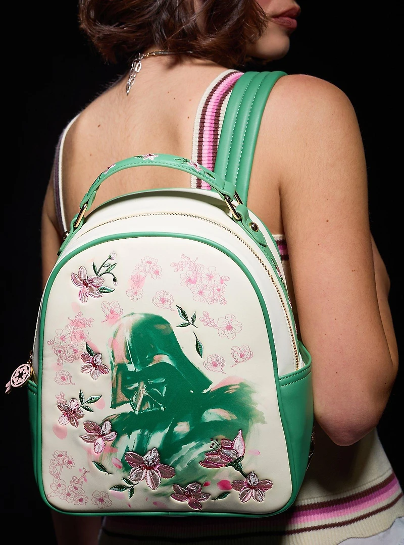 Star Wars Darth Vader Cherry Blossom Mini Backpack — BoxLunch Exclusive