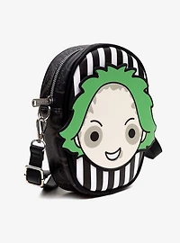 Beetlejuice Smiling Chibi Face Crossbody Bag