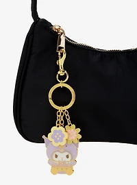 Loungefly Sanrio Kuromi Spring Costume Multi-Charm Keychain