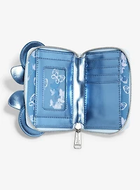 Loungefly Disney Minnie Mouse Blue Butterfly Zip Wallet — BoxLunch Exclusive