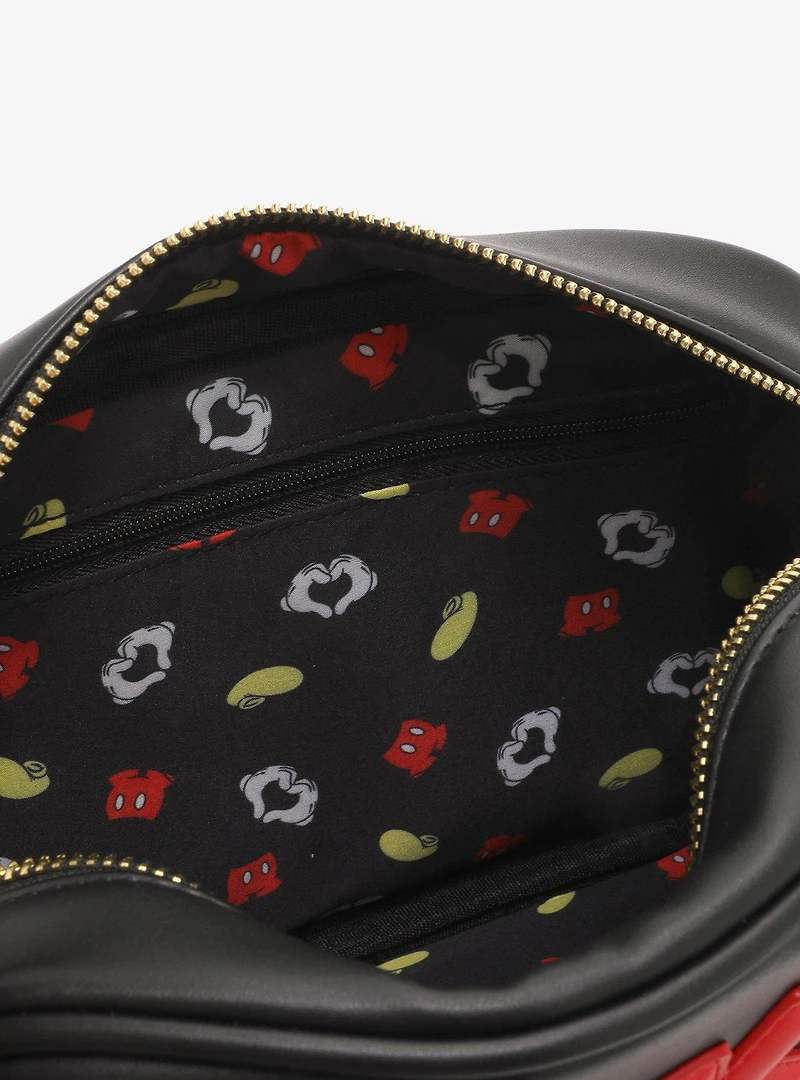 Loungefly Disney Mickey Mouse Heart Hands Crossbody Bag — BoxLunch Exclusive