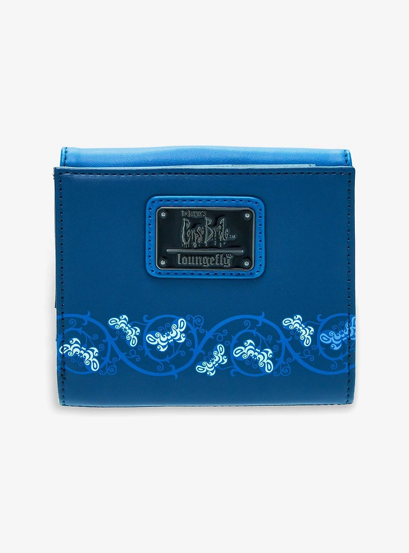 Loungefly The Corpse Bride Floral Flap Wallet — BoxLunch Exclusive