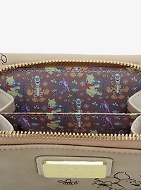 Loungefly Disney Winnie the Pooh Floral Brown Wallet — BoxLunch Exclusive