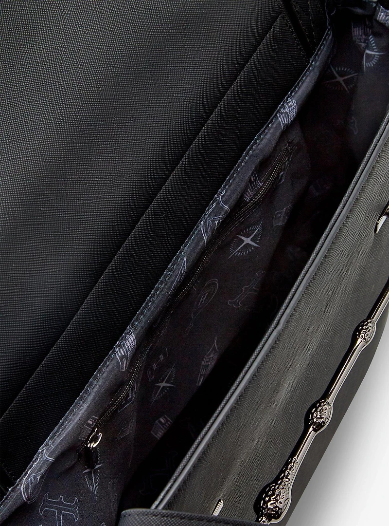 Loungefly Harry Potter Elder Wand Black Tote Bag - BoxLunch Exclusive