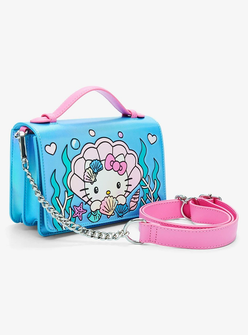 Loungefly Sanrio Hello Kitty Mermaid Metallic Crossbody Bag — BoxLunch Exclusive