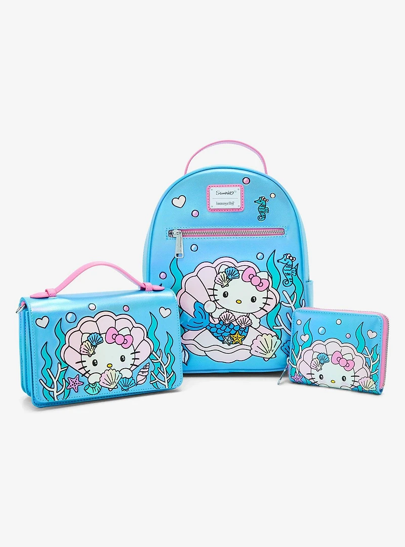 Loungefly Sanrio Hello Kitty Mermaid Metallic Crossbody Bag — BoxLunch Exclusive