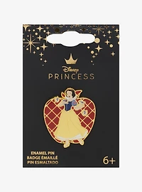 Loungefly Disney Snow White and the Seven Dwarfs Snow White Apple Stained Glass Enamel Pin