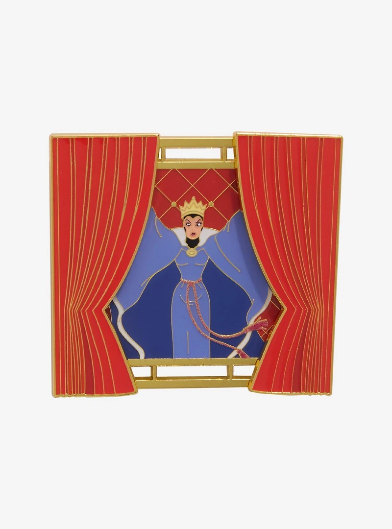 Loungefly Disney Snow White and the Seven Dwarfs Evil Queen Sliding Enamel Pin — BoxLunch Exclusive