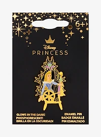 Loungefly Disney Sleeping Beauty Aurora & Maleficent Glow-in-the-Dark Enamel Pin