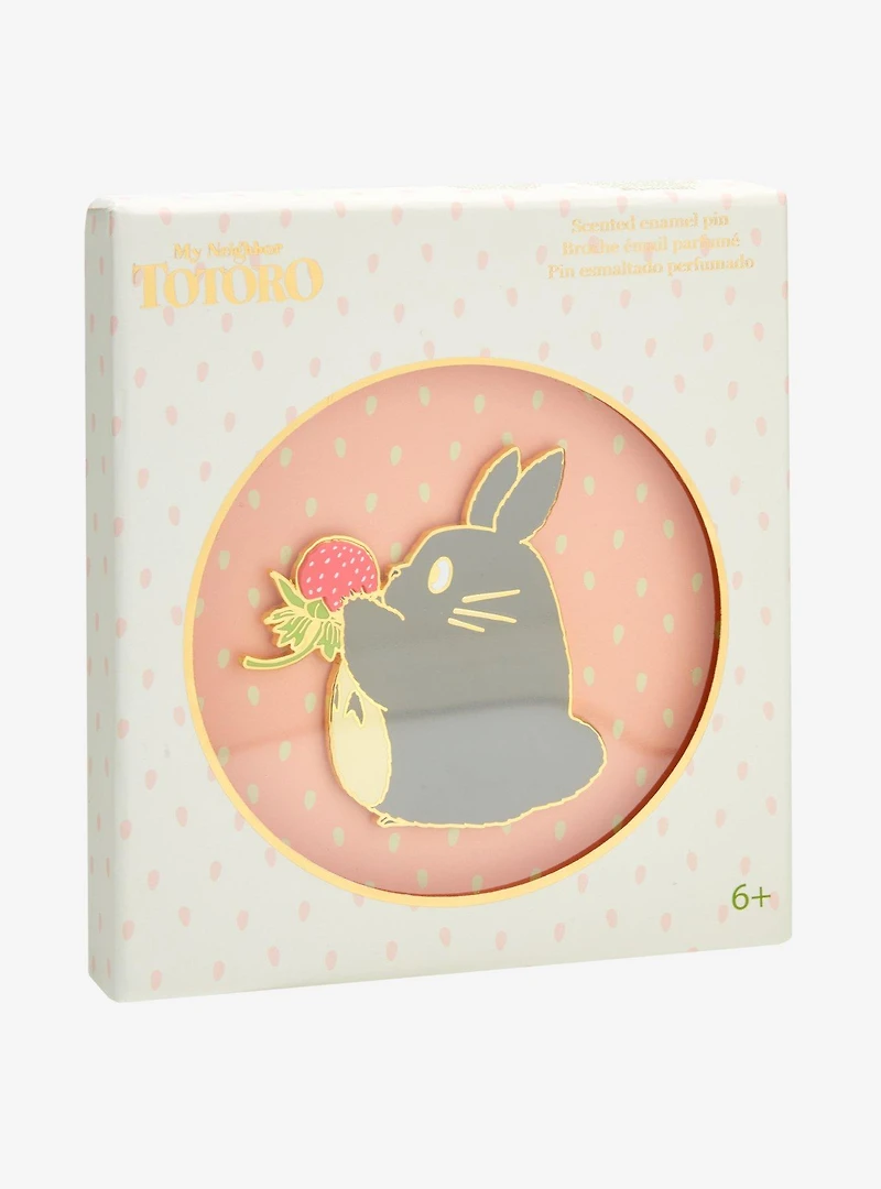 Studio Ghibli® My Neighbor Totoro Strawberry Scented Limited Edition Enamel Pin