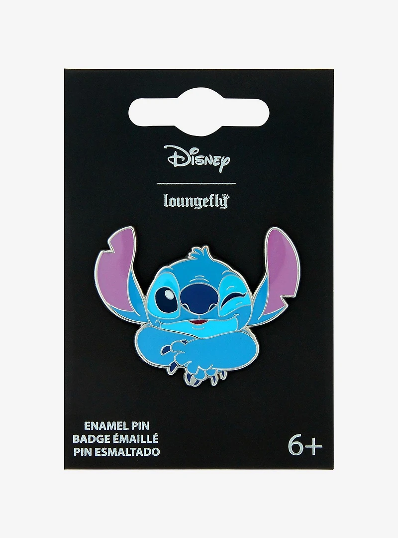 Loungefly Disney Lilo & Stitch Winking Stitch Enamel Pin