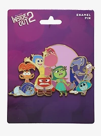 Disney Pixar Inside Out 2 Emotions Group Portrait Enamel Pin