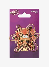 Disney Pixar Inside Out 2 Anxiety Stained Glass Enamel Pin
