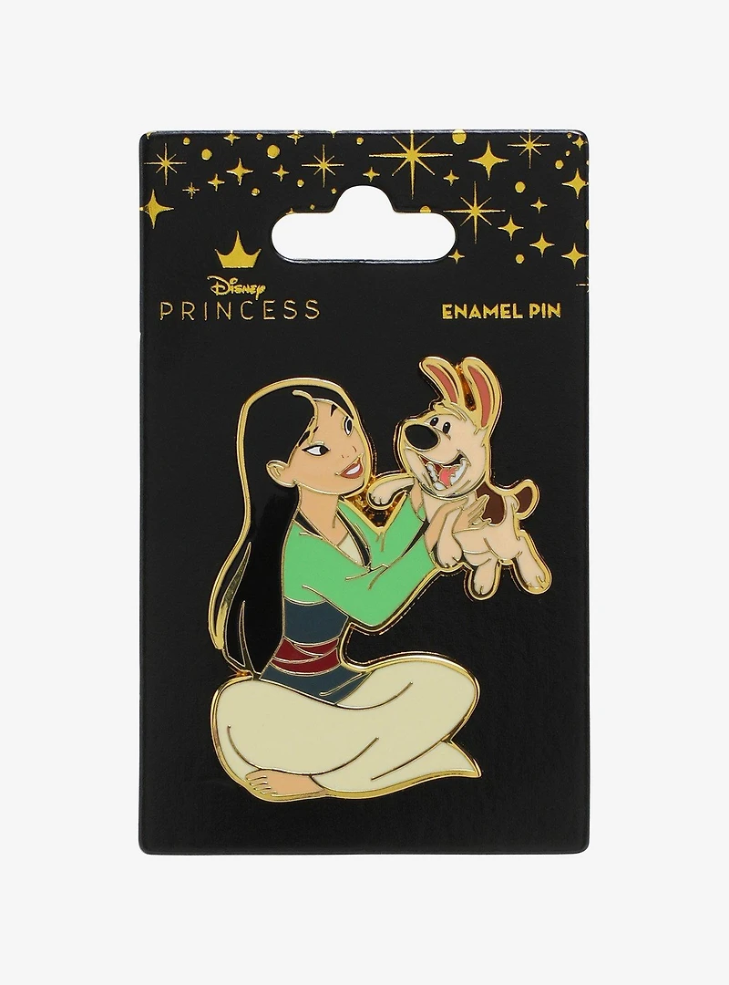 Disney Mulan with Little Brother Enamel Pin