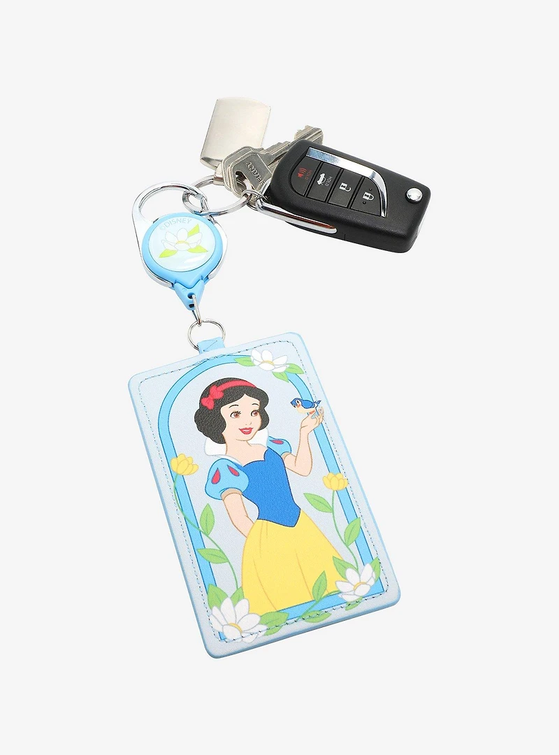 Disney Snow White and the Seven Dwarfs Snow White Floral Retractable Lanyard