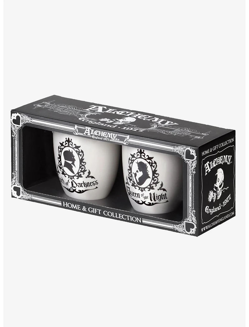 Alchemy of England Queen of the Night & Lord of Darkness Mug Set