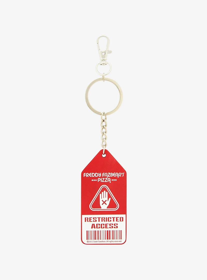 Five Nights at Freddy's Security Card Keychain