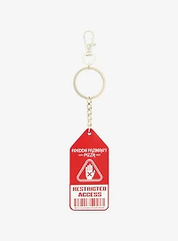 Five Nights at Freddy's Security Card Keychain