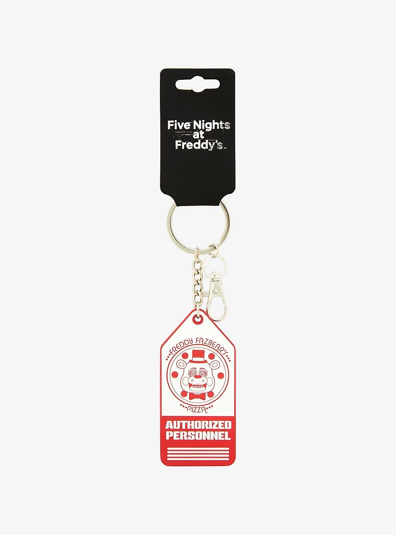 Five Nights at Freddy's Security Card Keychain