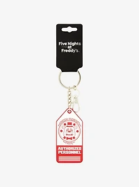Five Nights at Freddy's Security Card Keychain