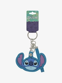 Disney Lilo & Stitch Blue Stitch AirTag Holder and Keychain