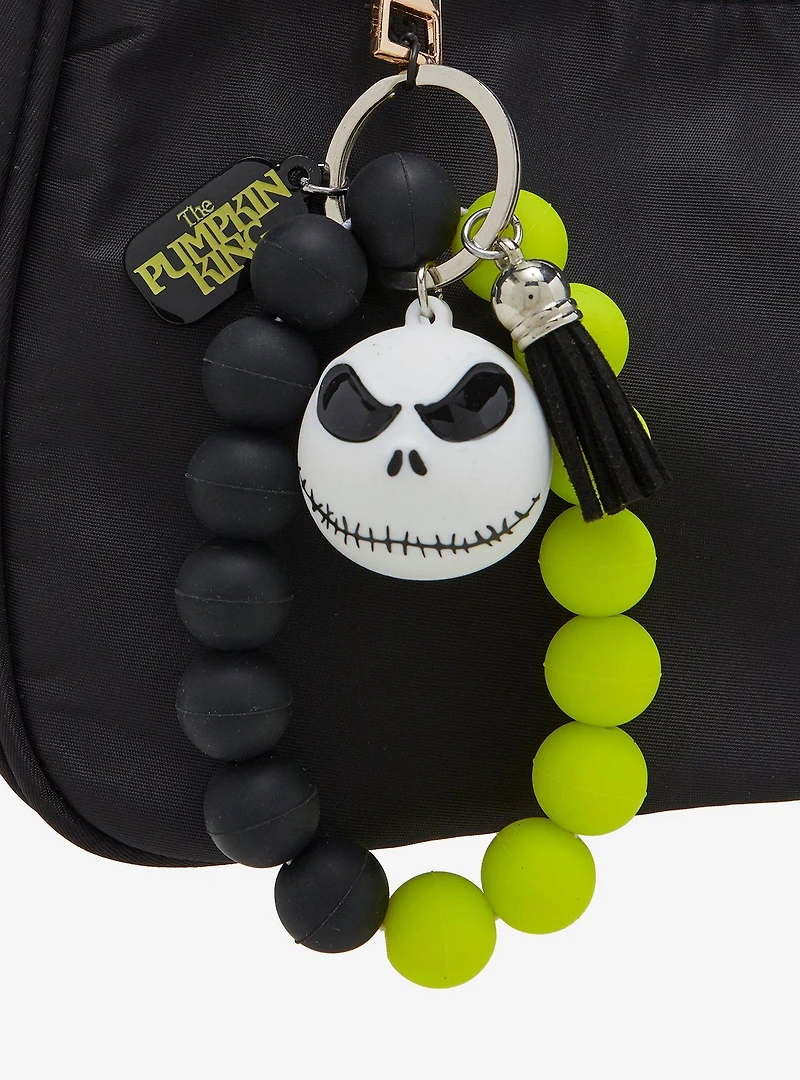 Disney The Nightmare Before Christmas Jack Skellington Beaded Keychain
