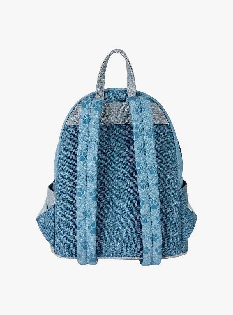Loungefly Disney Dogs & Cats Denim Mini Backpack