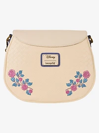Loungefly Disney Sleeping Beauty Aurora & Prince Phillip Floral Crossbody Bag