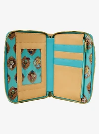 Loungefly Disney Pinocchio Wood Frame Portrait Small Zip Wallet