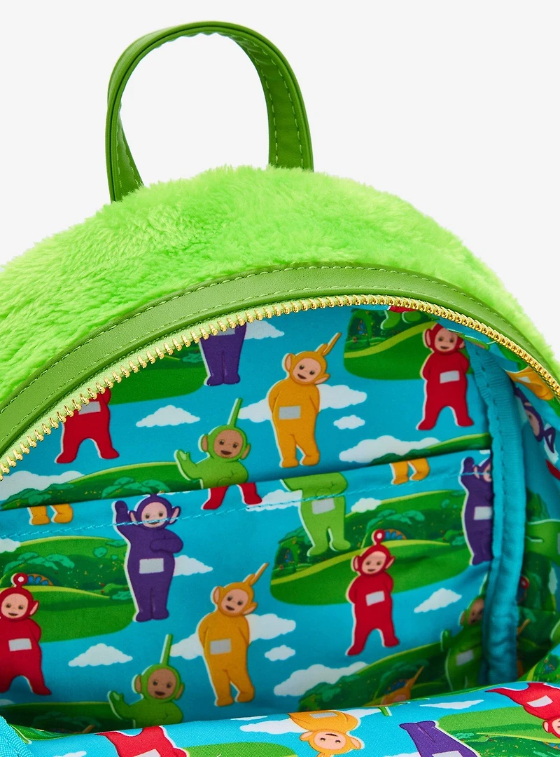 Loungefly Teletubbies Dipsy Figural Plush Light-Up Mini Backpack