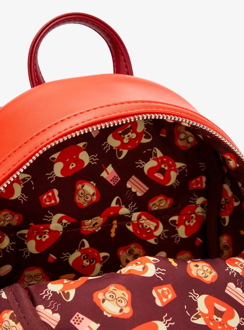 Loungefly Disney Pixar Turning Red Mei Red Panda Figural Mini Backpack