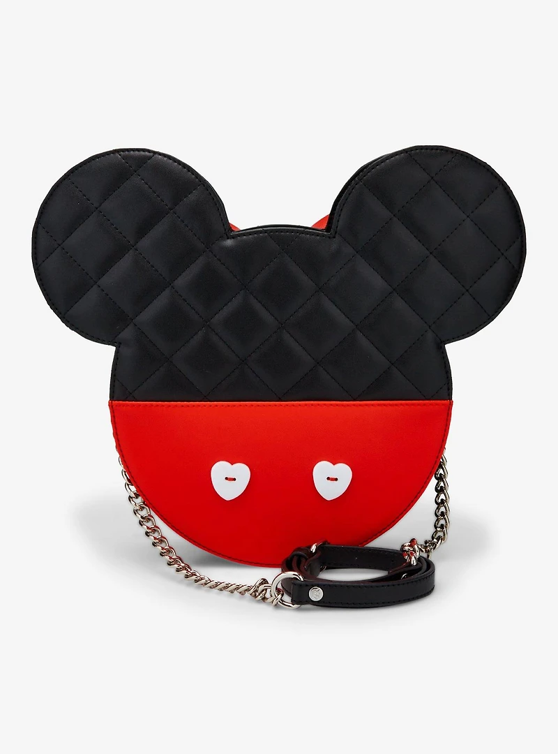 Loungefly Disney Mickey & Minnie Hearts Double Sided Crossbody Bag