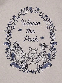Disney Winnie the Pooh Floral Tonal Crewneck