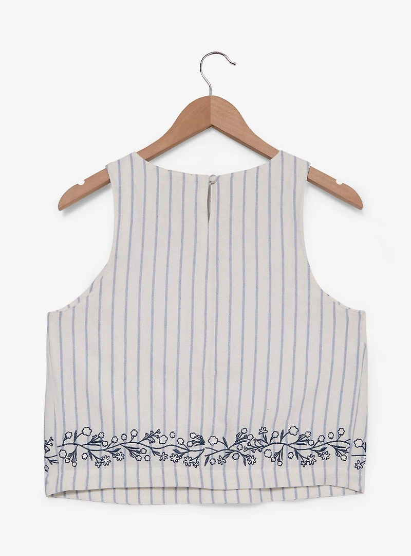 Disney Winnie the Pooh Floral Bear Striped Women's Tank Top - BoxLunch Exclusive