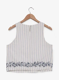 Disney Winnie the Pooh Floral Bear Striped Women's Tank Top - BoxLunch Exclusive