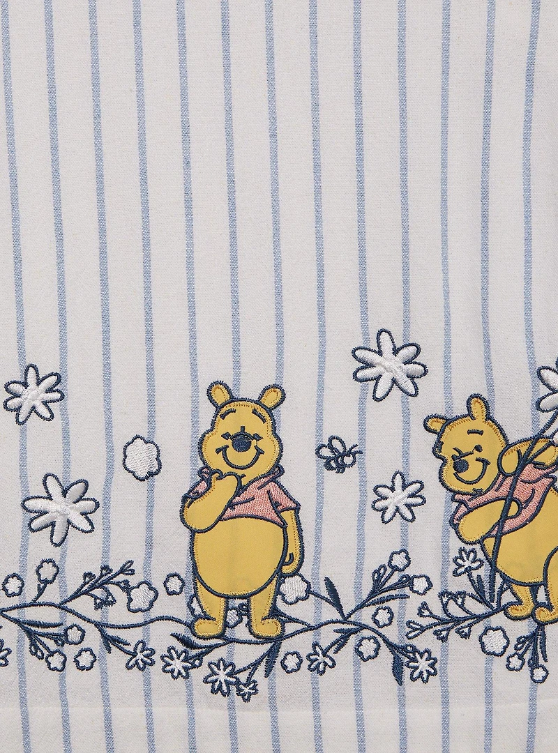 Disney Winnie the Pooh Floral Bear Striped Women's Tank Top - BoxLunch Exclusive