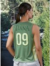 Disney the Princess and Frog Tiana Women's Cropped Basketball Jersey — BoxLunch Exclusive