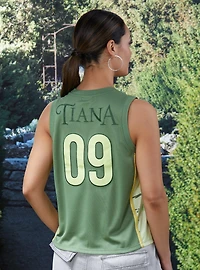 Disney the Princess and Frog Tiana Women's Cropped Basketball Jersey — BoxLunch Exclusive
