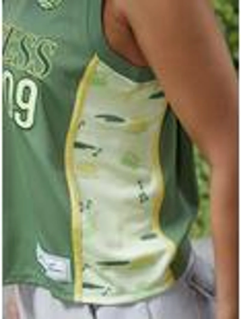 Disney the Princess and Frog Tiana Women's Cropped Basketball Jersey — BoxLunch Exclusive