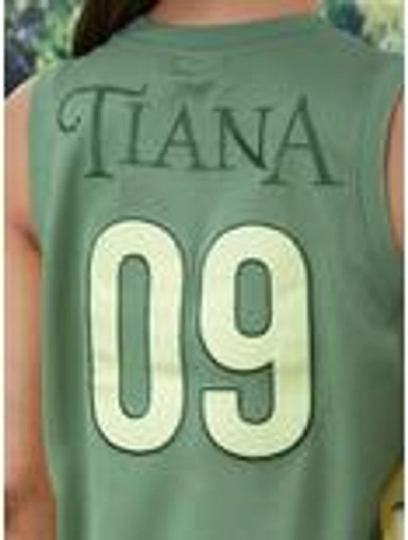 Disney the Princess and Frog Tiana Women's Cropped Basketball Jersey — BoxLunch Exclusive