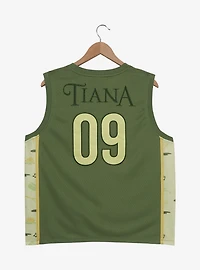 Disney the Princess and Frog Tiana Women's Plus Cropped Basketball Jersey — BoxLunch Exclusive