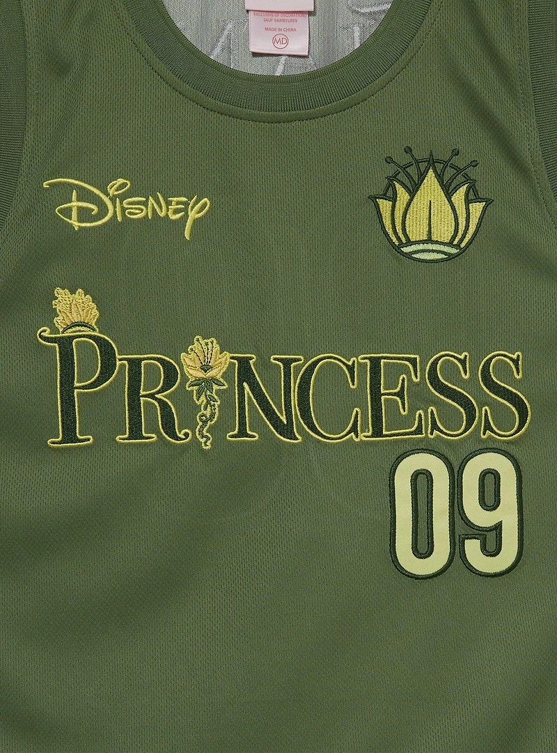 Disney the Princess and Frog Tiana Women's Plus Cropped Basketball Jersey — BoxLunch Exclusive