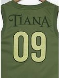 Disney the Princess and Frog Tiana Women's Plus Cropped Basketball Jersey — BoxLunch Exclusive