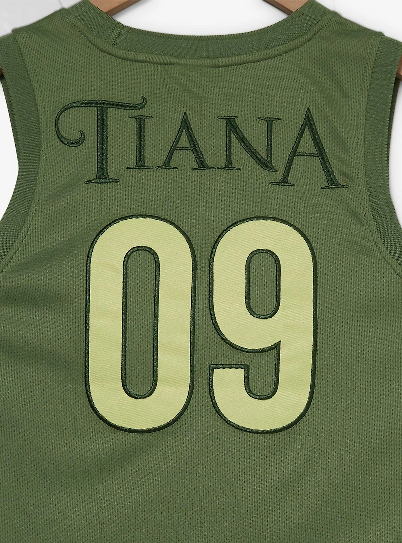 Disney the Princess and Frog Tiana Women's Plus Cropped Basketball Jersey — BoxLunch Exclusive