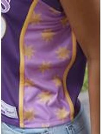 Disney Tangled Rapunzel Embroidered Women's Cropped Basketball Jersey — BoxLunch Exclusive