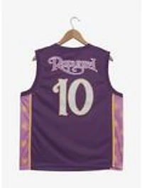 Disney Tangled Rapunzel Embroidered Women's Plus Cropped Basketball Jersey — BoxLunch Exclusive