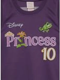 Disney Tangled Rapunzel Embroidered Women's Plus Cropped Basketball Jersey — BoxLunch Exclusive