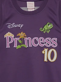 Disney Tangled Rapunzel Embroidered Women's Plus Cropped Basketball Jersey — BoxLunch Exclusive