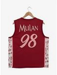 Disney Mulan Embroidered Women's Plus Cropped Basketball Jersey — BoxLunch Exclusive