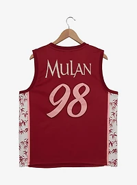 Disney Mulan Embroidered Women's Plus Cropped Basketball Jersey — BoxLunch Exclusive